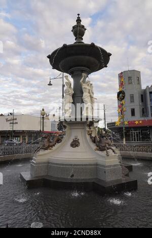 Alexandra Fountain, site d'intérêt classique à Bendigo, Victoria, Australie Banque D'Images