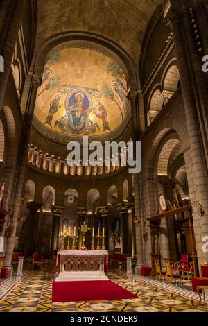 Intérieur de la cathédrale Saint-Nicolas dans la vieille ville, Monaco ville, Monaco, Côte d'Azur, Côte d'Azur, Méditerranée, Europe Banque D'Images