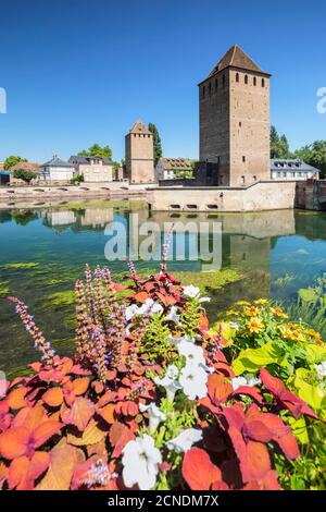 Pont des ponts-Couverts, Strasbourg, Alsace, France, Europe Banque D'Images