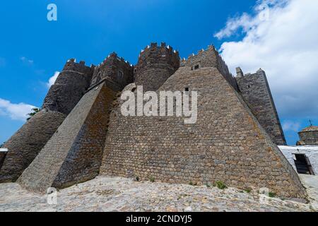 Monastère de Saint John le théologien, site du patrimoine mondial de l'UNESCO, Chora, Patmos, Dodécanèse, Iles grecques, Grèce, Europe Banque D'Images