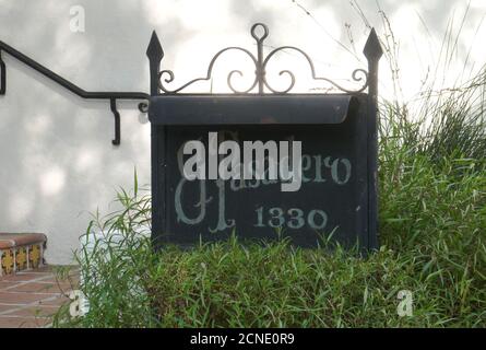 West Hollywood, Californie, États-Unis 17 septembre 2020 UNE vue générale de l'atmosphère de l'ancienne résidence de Montgomery Clift, Elizabeth Taylor, Marilyn Monroe et James Dean à El Pasadero au 1330 N. Harper Avenue le 17 septembre 2020 à West Hollywood, Californie, États-Unis. Photo par Barry King/Alay stock photo Banque D'Images