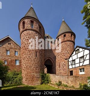 Duerener Tor du côté champ, Nideggen, Rureifel, Eifel, Rhénanie-du-Nord-Westphalie, Allemagne, Europe Banque D'Images