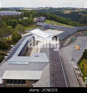 Vue aérienne de l'ancien NS-Ordensburg Vogelsang, aujourd'hui Vogelsang ip, Schleiden, Allemagne, Europe Banque D'Images