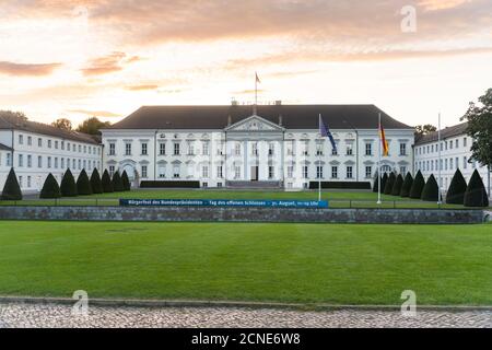 Schloss Bellevue, palais présidentiel à Berlin Tiergarten, Berlin, Allemagne, Europe Banque D'Images