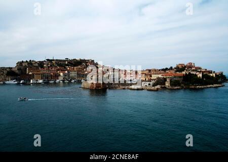 Portoferraio, île d'Elbe, Toscane, Italie, Europe Banque D'Images