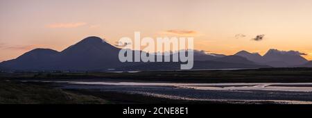 Beinn na Cailich panorama, Broadford, île de Skye, Écosse Banque D'Images