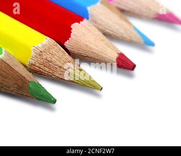 Crayons de couleur Banque D'Images