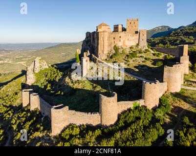Château de Loarre, Huesca, Espagne Banque D'Images