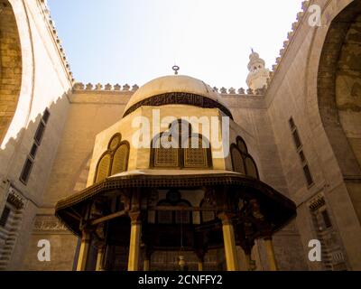 Mosque-Madrassa du Sultan Hassan, Le Caire, Egypte Banque D'Images