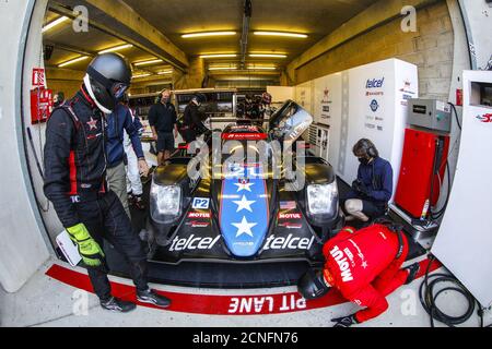 Le Mans, France. 18 septembre 2020. Pendant les séances d'entraînement libre des 2020 24 heures du Mans, 7e tour du Championnat du monde d'endurance 2019-20 de la FIA sur le circuit des 24 heures du Mans, du 16 au 20 septembre 2020 au Mans, France - photo FR..d..ric le Floc...h / DPPI crédit: LM/DPPI/Frederic le Floc H/Alamy Live News Banque D'Images