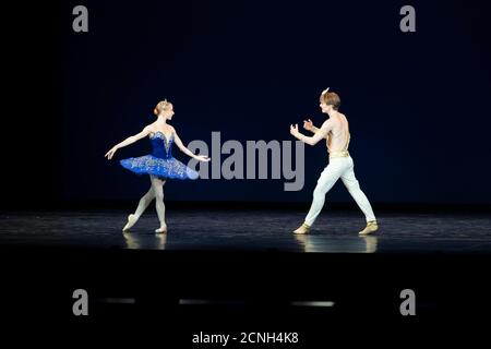 General Probe 'de Berlin avec Amour II', Staats Ballet 17 septembre 2020, Staats Oper Berlin Banque D'Images