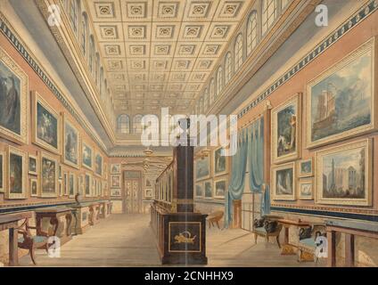 La Galerie Flamande de photos, le manoir de Thomas Hope, Duchess Street, Portland place, 1830-51. Banque D'Images