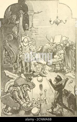 . Kinder- und gesammelt du . fid) nid)t* gefaden, frijob ibn mit Okmalt megunb fetjte fid) mieber anf feineit ^lak Da fielen nod) mebrerc lUdnncr berab,bie batten neint Jotenbeine unb jmet 2;ufetenpfc, ufpftpftpfg. Der xutngc befd et) Iuft nnb fragtc: ,,-SWT il)r, faun ID) mit fein?,,VVI, menu bit Wclb baft. ,(&elb genug, antmorte, ,,aber curatif -Stugelnfinb nidjt Red)t runb. Da nal)tn er bie lotenfbpfe, fetUc fie dans bie Drabbantnnb brebte fie runb. ,,®o, jetU merbcn fie bcffer fd)iippetn, fprad) cr, ,,bciba!nun gebty litftig! QvR fpielte mit unb uerlor etma* uon fet Banque D'Images