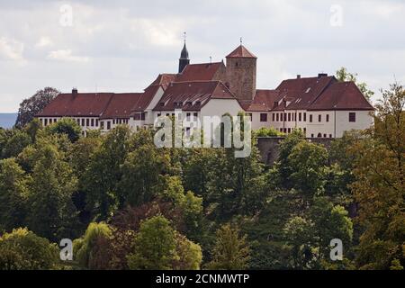 Château d'Iburg avec tour Benno, Bad Iburg, Muensterland, Basse-Saxe, Allemagne, Europe Banque D'Images