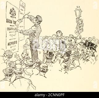 . Lucy et leurs Majestés, une comédie en cire . e malheureux personnes demandedque les chiffres devraient leur être donnés.les propriétaires de l'exposition ont refusé, et les éminents hommes médicaux ont déclaré qu'il ne serait pas sûr de déplacer les chiffres. Theyshook leurs têtes et dit qu'ils ne seraient pas un-balancer pour les conséquences. Et quand les therelatifs ont dit, mais quelles affaires est-il à la vôtre ? Ils ont continué à secouer la tête, et ont répondu, Oh, mais vous ne devriez pas parler de la likeque! Les parents étaient furieux. Défait des yeux des avocats, qui prirent hun-dreds de livres de loi, et pendant des jours ils les pourchassent Banque D'Images