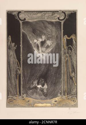 Der Ring des Nibelungen, 1914. Collection privée. Banque D'Images