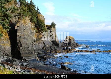 Alaska, paysage de l'île Kodiak, États-Unis Banque D'Images