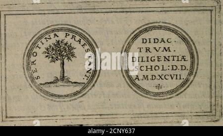 . Emblemata anniversaria Academiae Altorfinae : studiorum iuventutis exercitandorum causa proposita et variorum orationibus expopita . ur. CintrkveroUborem & tndM(iri-smiUt virtutii & honejiatis omHts nutriculamjdentidem 4?rt.fleiamur dr exofiulemur. Beinde.finos inter tllosforte ncnejfe inteUtgamm^ciuifingulari quadt^m natud bonitate, adlA^ioris & indufirid amorem iffi excitarefefe norunt, in illarerofa Item inventamur numero,quiadmoniti$nttm,($CAfumifuttumtumtumtumtumdifta tumdiftumdiftumdifta, andiftumdifta katta katta katta, in Banque D'Images