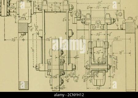 . Ingénieur américain et journal ferroviaire . Figure 17.—boîte de conduite. I—--9i---- •(iection Loohing Backirard. Section Osiltinq Forirard. Figure 18a-—mouvement des sections à travers la soupape. Banque D'Images