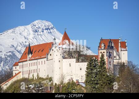 Haut château à Füssen, Ostallgäu, Allgäu, Swabia, Bavière, Allemagne du Sud, Allemagne Banque D'Images