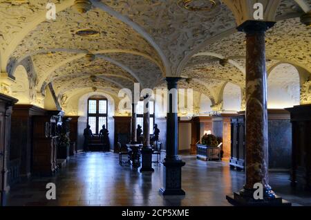 Danemark - à l'intérieur du château de Frederiksborg Banque D'Images