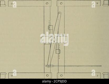 . La revue de chemin de fer de rue. VOITURE ET CAMION—ATLANTA, GA. Arc bien chargé. Les boîtes à ressorts illustrées au centre permettent d'utiliser des ressorts supplémentaires pour les voitures plus lourdes. Quatre ressorts hélicoïdaux de 5 in. De long sont placés sur chaque boîte de tourillon. Les boîtes de tourillon sont très grandes, contenant un gallon d'huile, et sont fournies avec des anneaux de graissage. La protection anti-poussière est dotée d'un double anneau et maintient la boîte à l'abri de la poussière sans utiliser de mèche ou de feutre. La boîte est filetée et la vis du couvercle, en butant contre le tourillon en laiton, qui s'adapte au-dessus de l'extrémité de l'essieu les extrémités de l'essieu sont lisses et ne peuvent pas être lésées dans la presse de roue. TH Banque D'Images