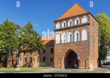 Kniepertor dans la vieille ville de Stralsund, Mecklembourg-Poméranie occidentale, Allemagne