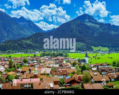 Bad Oberdorf, Ostrachtal, Oberallgäu, Allgäu, Swabia, Bavière, Allemagne, Europe Banque D'Images