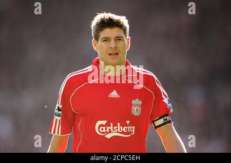 Steven Gerrard Liverpool contre Manchester United, Premier League, Liverpool. 03 MAR 2007 CRÉDIT PHOTO : MARK PAIN / PHOTO DE STOCK D'ALAMY Banque D'Images