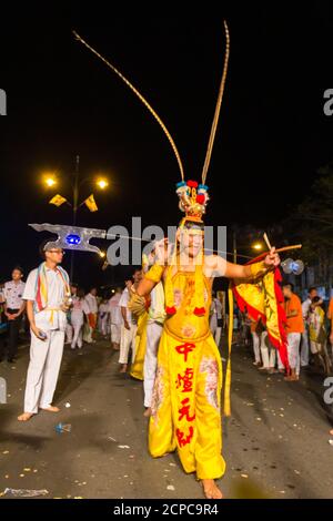 Le Festival des neuf dieux de l'empereur qui s'est tenu à Alor Setar Banque D'Images