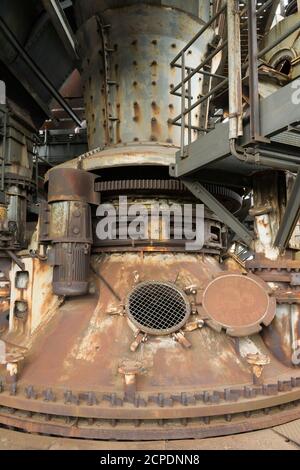 Duisburg, Landschaftspark Nord, anciennes aciéries, haut fourneau 5 Banque D'Images