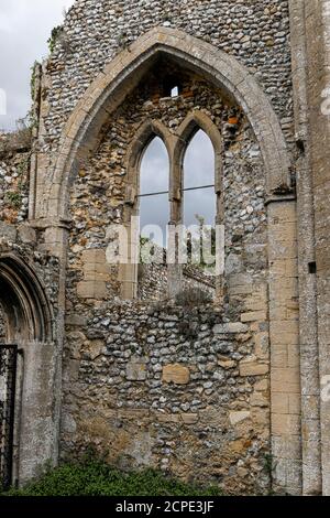 abbaye de creake norfolk Banque D'Images