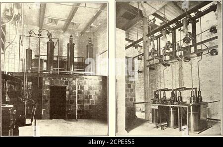 . Journal de chemin de fer électrique . ed mais momentanément en passant à un point de passage. Ceci est extrêmement important et doit être suivi de près, en particulier lorsque des remorques sont manipulées. 11. Si le disjoncteur automatique ne se déclenche pas ou ne se remet pas en marche immédiatement lorsque la poignée du commutateur de déclenchement et de réinitialisation est basculée dans la position appropriée, ne la maintenez pas dans cette position, mais essayez la poignée de commutation à l'autre extrémité de la voiture. Si cela donne un comme relault il montre que le problème est sous la voiture. Si rien ne peut être trouvé hors service, le disjoncteur peut être fermé à la main. 12. Les hommes motorisés ne doivent jamais quitter le handl Banque D'Images