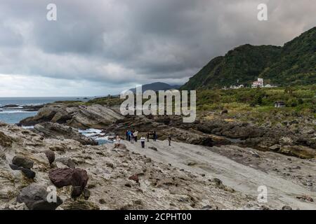 Shitiping Scenic Recreation, Taïwan Banque D'Images