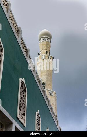 Mosquée, Grande Mosque de Saint-Denis, Saint-Denis, Ile de la Réunion, France, Afrique, Océan Indien Banque D'Images