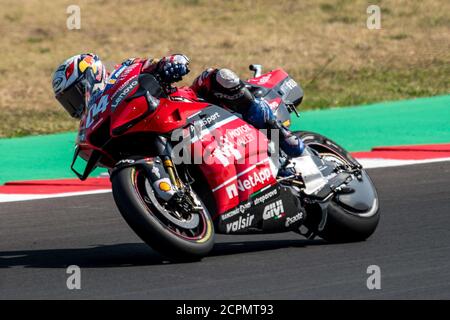 Misano Adriatico, Italie. misano 2020 adriatico, Italie, Misano Marco Simoncelli World circuit, 19 septembre 2020, ANDREA DOVIZIOSO - ÉQUIPE DUCATI au Grand Prix de Saint-Marin et Riviera di Rimini - pratique libre 4 et Q - Championnat du monde MotoGP - Credit: LM/Alessio Marini Credit: Alessio Marini/LPS/ZUMA Wire/Alay Live News Banque D'Images