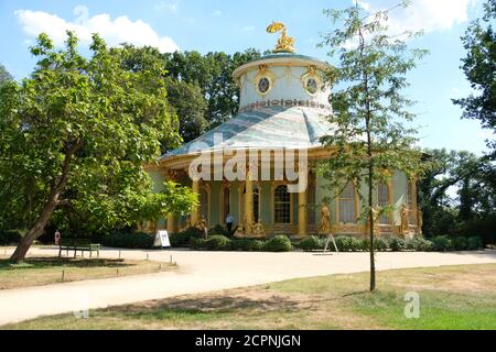 Maison chinoise, parc Sanssouci, Potsdam , Brandenburg, Allemagne Banque D'Images