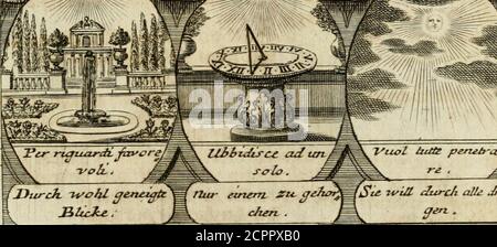 . M. Laurentii Wolfgangi Woyttens Emblematischer Parnassus : worauf die Musen, ihre Blumen-Lese, zu allerhand Freuden und Trauer-Kräntzen halten : UM, den LOB-Then Tugend-Chor, dangenehme Rosen : Hergegen, Zum-Trönen, Distönen-Zum, Disten- und Trönen- und Trönen-Trönen, Disten-Zum- und Trönen-Zum-Zum-Zum, Disten- Nach specialem Verlangen, in einem Gefilde, von funffzehen Hundert in dreyen verschiedlichen Theilen verfasten .. . JOtirer prrz omnibus. Banque D'Images