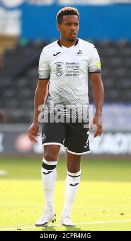 Liberty Stadium, Swansea, Glamorgan, Royaume-Uni. 19 septembre 2020. Championnat anglais de la Ligue de football, Swansea City versus Birmingham; Korey Smith de Swansea City crédit: Action plus Sports/Alamy Live News Banque D'Images