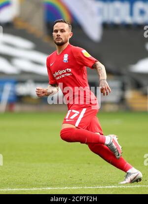 Liberty Stadium, Swansea, Glamorgan, Royaume-Uni. 19 septembre 2020. Championnat anglais de la Ligue de football, Swansea City versus Birmingham; Ivan Sanchez de Birmingham City Credit: Action plus Sports/Alamy Live News Banque D'Images