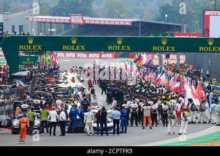 Le Mans, France. 19 septembre 2020. Départ de GRID pendant les 2020 24 heures du Mans, 7ème tour du Championnat du monde d'endurance 2019-20 de la FIA sur le circuit des 24 heures du Mans, du 16 au 20 septembre 2020 au Mans, France - photo François Flamand / DPPI crédit: LM/DPPI/François Flamand/Alamy Live News Banque D'Images