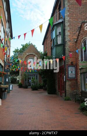 Norfolk House Yard, DISS, Norfolk Banque D'Images