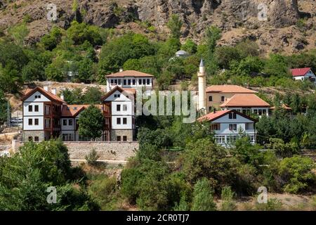 Il y a de nombreux bâtiments historiques appartenant à différentes cultures dans le Süleymaniye mahallesi, également connu sous le nom de l'ancien Gümüşhane. Banque D'Images
