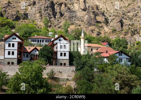 Il y a de nombreux bâtiments historiques appartenant à différentes cultures dans le Süleymaniye mahallesi, également connu sous le nom de l'ancien Gümüşhane. Banque D'Images