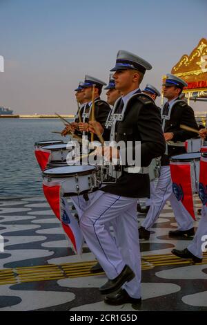 29 octobre 2019, Izmir Turquie, Célébrations et procession au flambeau sur izmir konak le 29 octobre pour la journée de la république; Banque D'Images