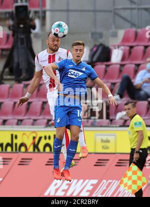 Ville de Cologne, Allemagne. 20th Sep, 2020. Firo: 19.09.2020, football, 1er Bundesliga, saison 2020/2021, 1er FC Cologne - TSG Hoffenheim 2: 3 Christoph BAUMGARTNER, Hoffenheim avant CZICHOS | usage dans le monde crédit: dpa/Alamy Live News Banque D'Images