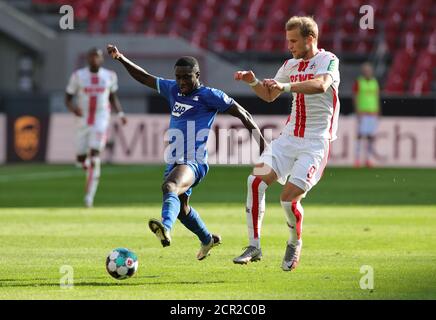 Ville de Cologne, Allemagne. 20 septembre 2020. Firo: 19.09.2020, football, 1er Bundesliga, saison 2020/2021, 1er FC Cologne - TSG Hoffenheim 2: 3 SAMASSEKOU versus ANDERSSON, Cologne droite | usage dans le monde crédit: dpa/Alay Live News Banque D'Images