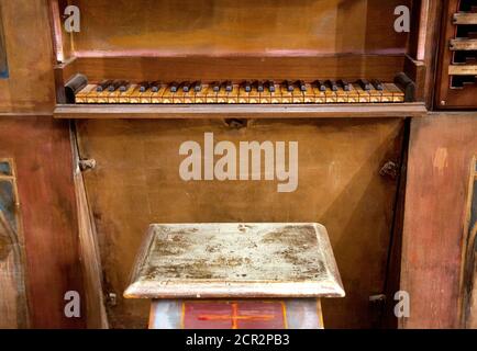 Sant'Andrea, orgue d'église, Pistoia, Toscane, Italie Banque D'Images