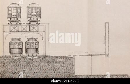 . Rapport sur les caractéristiques techniques et opérationnelles du problème des transports à Chicago . ,M-. ■■^ SECTION DE L'ILATE NO 7 PAR L'AVENUE WABASH SOUS UNE RY ÉLEVÉE. POUR LE PASSAGE INFÉRIEUR DE CHEMIN DE FER PROPOSÉ • COOMM4NVIMO TMB NIPOIIT OU SION J. ARNOLD LIBRAYOUHEUNIVERSITITY DE L'IL Banque D'Images