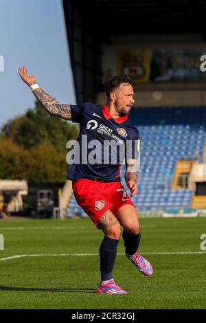 Oxford, Royaume-Uni. 19 septembre 2020. Chris Maguire, de Sunderland, lors de la Sky Bet League 1, match à huis clos entre Oxford United et Sunderland au Kassam Stadium, à Oxford, en Angleterre, le 19 septembre 2020. Photo de Nick Browning/Prime Media Images. Crédit : Prime Media Images/Alamy Live News Banque D'Images